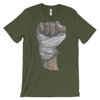 Muhammed Fist Unisex Short Sleeve T-Shirt Illustrated by Robert Bowen - Robert Bowen Tees